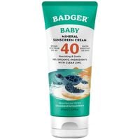 Badger Baby Clear Zinc Sunscreen SPF 40